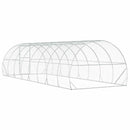 vidaXL Tyúkház Ezüst 800 x 300 x 200 cm Horganyzott Acél