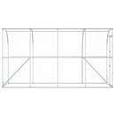 vidaXL Fali Tyúkól Ezüst 600 x 150 x 215 cm Horganyzott Acél