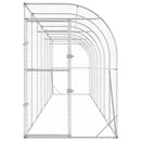 vidaXL Fali Tyúkól Ezüst 600 x 150 x 215 cm Horganyzott Acél
