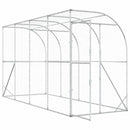 vidaXL Fali Tyúkól Ezüst 600 x 150 x 215 cm Horganyzott Acél