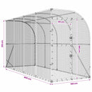 vidaXL Fali Tyúkól Ezüst 600 x 150 x 215 cm Horganyzott Acél