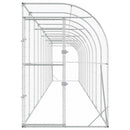 vidaXL Fali Tyúkól Ezüst 600 x 150 x 215 cm Horganyzott Acél