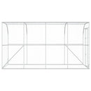 vidaXL Fali Tyúkól Ezüst 600 x 150 x 215 cm Horganyzott Acél