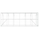 vidaXL Fali Tyúkól Ezüst 600 x 150 x 215 cm Horganyzott Acél