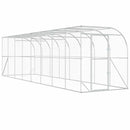 vidaXL Fali Tyúkól Ezüst 600 x 150 x 215 cm Horganyzott Acél