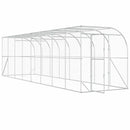 vidaXL Fali Tyúkól Ezüst 600 x 150 x 215 cm Horganyzott Acél