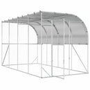 vidaXL Fali Tyúkól Ezüst 600 x 150 x 215 cm Horganyzott Acél