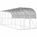 vidaXL Fali Tyúkól Ezüst 600 x 150 x 215 cm Horganyzott Acél