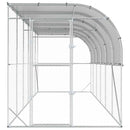 vidaXL Fali Tyúkól Ezüst 600 x 150 x 215 cm Horganyzott Acél
