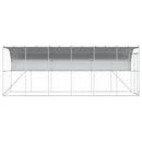 vidaXL Fali Tyúkól Ezüst 600 x 150 x 215 cm Horganyzott Acél