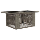 vidaXL Kerti Kanapé Szett 13 db Szürke és sötétszürke polirattan