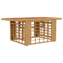 vidaXL Kerti Kanapé Szett 8 db Természetes és Krémszínű Fehér