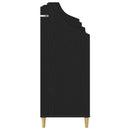 vidaXL Média Polcok Szett 3 db Fekete Tölgy 212 x 46 x 112 cm