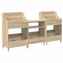 vidaXL Média Polcok Szett 3 db Sonoma Tölgy 212 x 46 x 112 cm