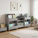 vidaXL Média Polcok Szett 3 db Szürke Sonoma 212 x 46 x 112 cm