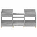 vidaXL Média Polcok Szett 3 db Szürke Sonoma 212 x 46 x 112 cm