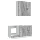 vidaXL Konyhai Egység KALMAR 5 pcs Szürke Sonoma Szerelt Fa
