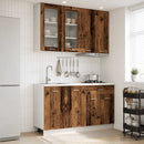 vidaXL Konyhai Egység LYON 4 pcs Antik Fa Szerelt Fa