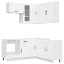 vidaXL Konyhai Egység KALMAR 8 pcs Fehér Szerelt Fa
