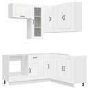 vidaXL Konyhai Egység KALMAR 8 pcs Fehér Szerelt Fa