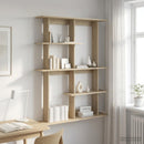 vidaXL Falpolc Sonoma Tölgy 102 x 20 x 130 cm Szerelt Fa