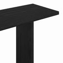 vidaXL Fali Polc Egység Fekete 100 x 20 x 126 cm Szerelt Fa