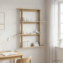 vidaXL Falpolc Sonoma Tölgy 100 x 20 x 126 cm Szerelt Fa
