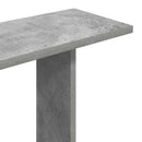 vidaXL Fali Polc Egység Szürke 100 x 20 x 126 cm Szerelt Fa