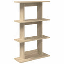 vidaXL Falpolc Falra szerelhető Barna 56 x 20 x 90 cm Szerelt Fa