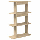 vidaXL Falpolc Falra szerelhető Barna 56 x 20 x 90 cm Szerelt Fa