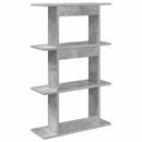 vidaXL Falpolc Falra szerelhető Szürke 56 x 20 x 90 cm Szerelt Fa