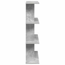 vidaXL Falpolc Falra szerelhető Szürke 56 x 20 x 90 cm Szerelt Fa