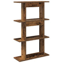 vidaXL Falpolc Falra szerelhető Barna 56 x 20 x 90 cm Szerelt Fa
