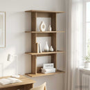 vidaXL Falpolc Falra szerelhető Kézműves Tölgy 56 x 20 x 90 cm