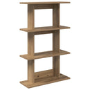 vidaXL Falpolc Falra szerelhető Barna 56 x 20 x 90 cm Szerelt Fa
