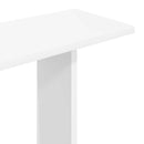 vidaXL Falpolc Falra szerelhető Fehér 80 x 20 x 75 cm Szerelt Fa