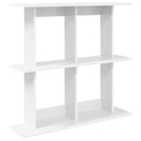 vidaXL Falpolc Falra szerelhető Fehér 80 x 20 x 75 cm Szerelt Fa