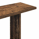 vidaXL Falpolc Falra szerelhető Barna 80 x 20 x 75 cm Szerelt Fa