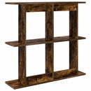 vidaXL Falpolc Falra szerelhető Barna 100 x 20 x 75 cm Szerelt Fa