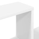vidaXL Lebegő polc Falra szerelhető Fehér 87 x 20 x 55 cm Szerelt Fa
