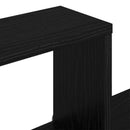 vidaXL Lebegő polc Falra szerelhető Fekete 87 x 20 x 55 cm Szerelt Fa