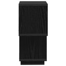 vidaXL Lebegő polc Falra szerelhető Fekete 87 x 20 x 55 cm Szerelt Fa