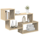 vidaXL Lebegő polc Falra szerelhető Barna 87 x 20 x 55 cm Szerelt Fa