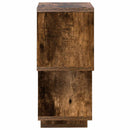 vidaXL Lebegő polc Falra szerelhető Barna 87 x 20 x 55 cm Szerelt Fa