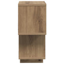 vidaXL Lebegő polc Falra szerelhető Barna 87 x 20 x 55 cm Szerelt Fa