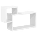 vidaXL Falpolc Falra szerelhető Fehér 55 x 15 x 35 cm Szerelt Fa