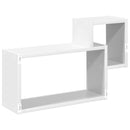 vidaXL Falpolc Falra szerelhető Fehér 55 x 15 x 35 cm Szerelt Fa