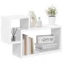 vidaXL Falpolc Falra szerelhető Fehér 55 x 15 x 35 cm Szerelt Fa