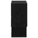 vidaXL Falpolc Falra szerelhető Fekete 55 x 15 x 35 cm Szerelt Fa