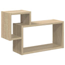 vidaXL Falpolc Falra szerelhető Barna 55 x 15 x 35 cm Szerelt Fa